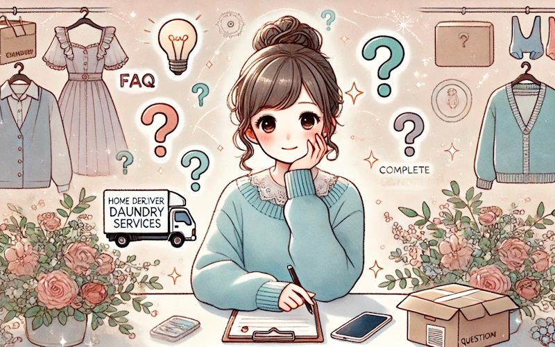 宅配クリーニングでよくある質問（FAQ）まとめ！初めてでも安心の完全ガイド