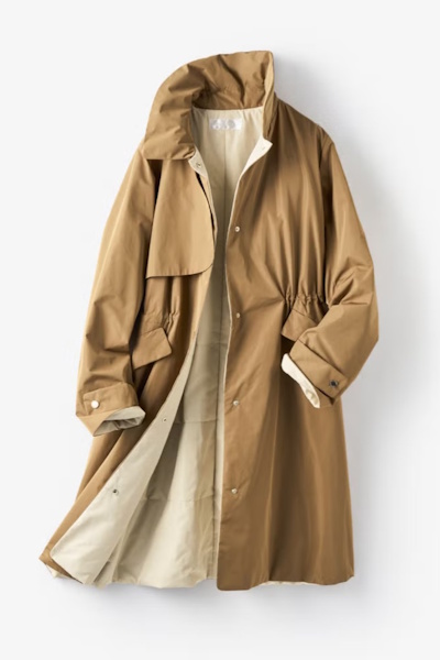 マジカルサーモ・ステンカラーコート／ロング 