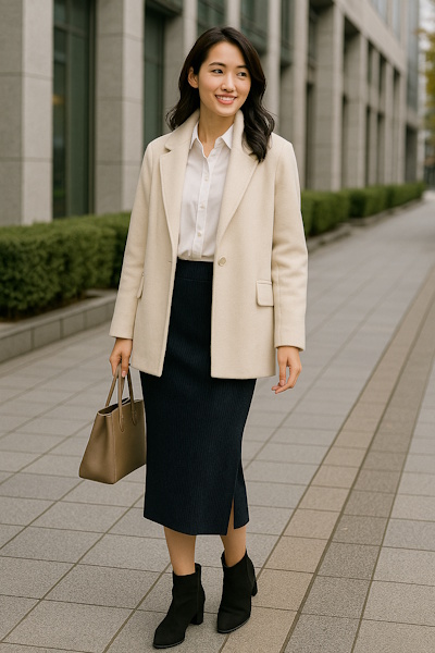 【2025年度冬】30代女性がおしゃれに着たいペンシルスカートを使ったコーディネート