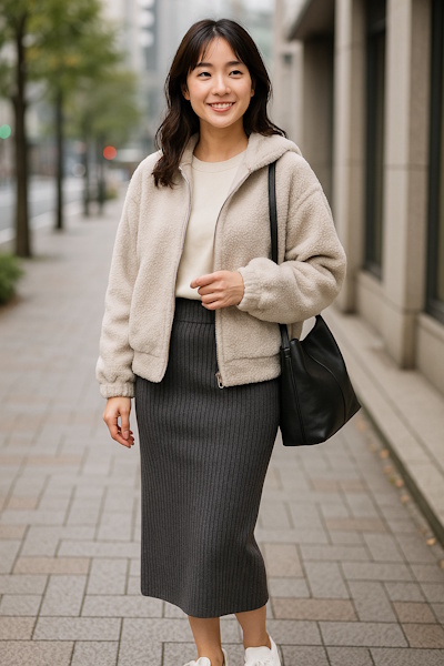 【2025年度冬】30代女性がおしゃれに着たいペンシルスカートを使ったコーディネート