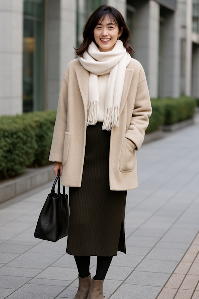 【2025年度冬】30代女性がおしゃれに着たいペンシルスカートを使ったコーディネート