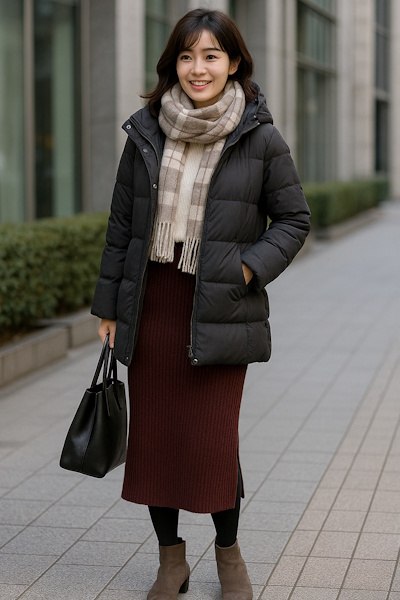 【2025年度冬】30代女性がおしゃれに着たいペンシルスカートを使ったコーディネート