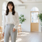 40代のぽっこりお腹と腰回りをカバーするコーデ術 着やせ効果とおしゃれに整える方法