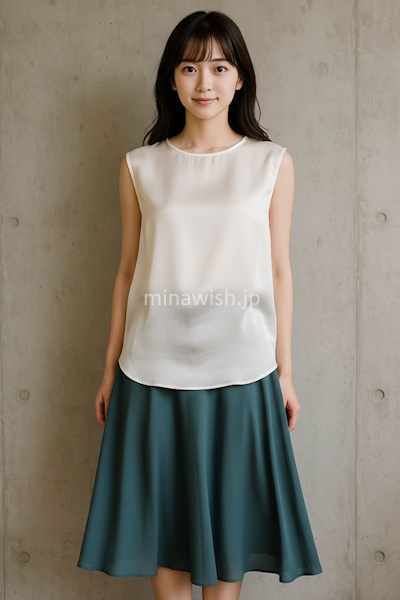 40代のぽっこりお腹と腰回りをカバーするコーデ術 着やせ効果とおしゃれに整える方法