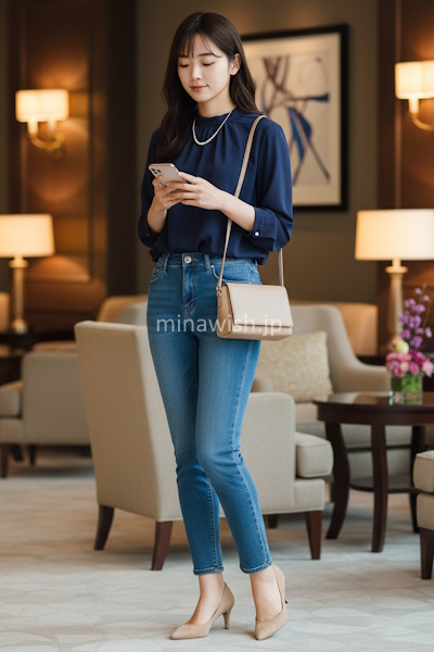 40代からのデニムコーデは上品に。似合わない原因と選び方、きれいめな着こなし方