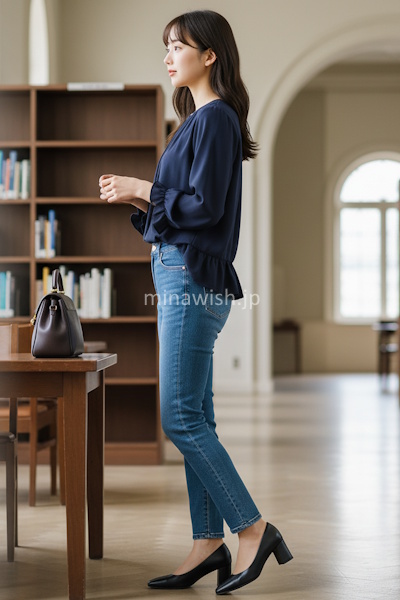 40代からのデニムコーデは上品に。似合わない原因と選び方、きれいめな着こなし方