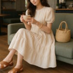 ラテカラーを使ったちょっぴり大人な夏の淡色コーディネートまとめ